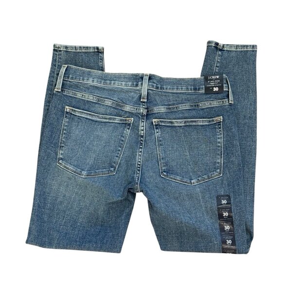 J. Crew Factory Denim - J.Crew Women's 30 Signature Stretch Denim 8" Midrise Skinny Jeans Blue NWT
